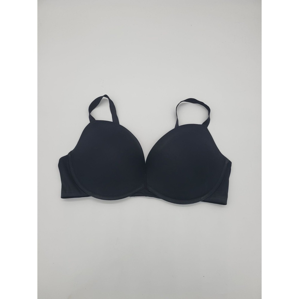 Ellen Tracy Bra 38D Womens Black Underwired Padded Full Coverage Adjustable
